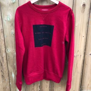 Express sweatshirt red logo size S